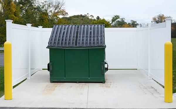 we provide customizable service plans for our commercial dumpsters, with options ranging from daily to monthly pickup